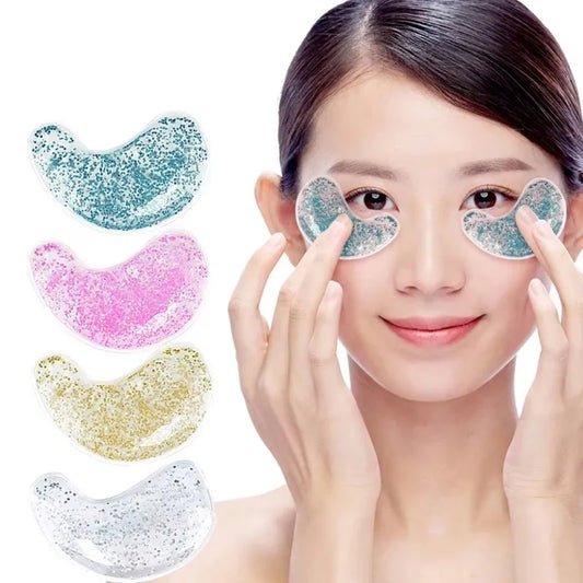 Jorquella Gel Eye Pads – Reusable Hot & Cold Therapy for Dark Circles On the Go