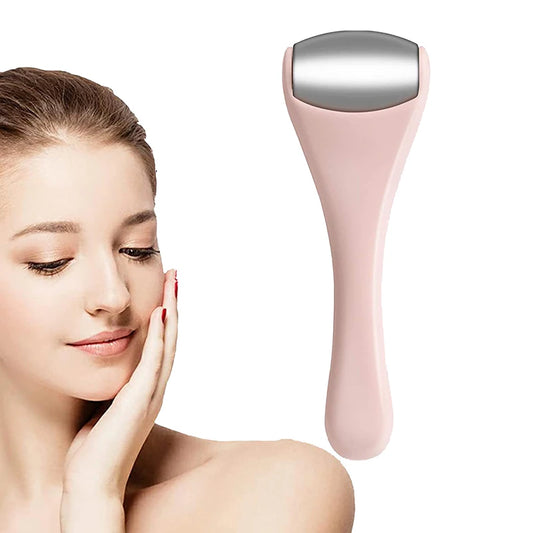 Jorquella Ice Face Roller – Stainless Steel Cooling Massager for Lifted, Glowing Skin