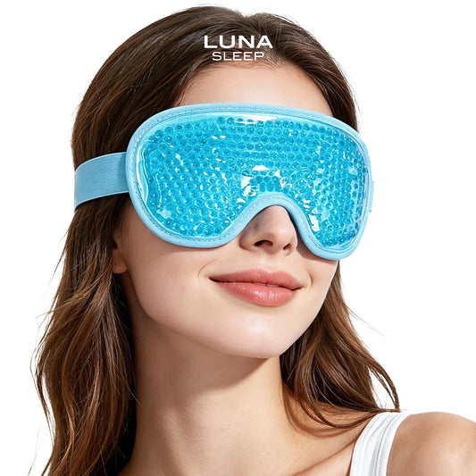 Jorquella Cooling Eye Mask – Instant Relief for Puffy Eyes, Stress & Headaches